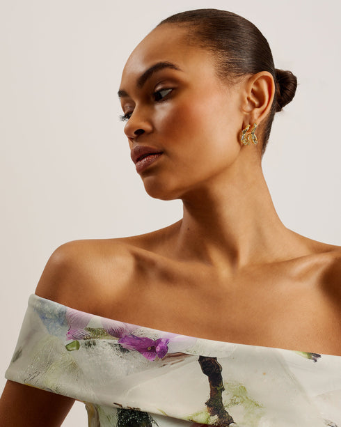 MERREEN-Dresses-Scuba Floral Midi Dress- Ted Baker Romania